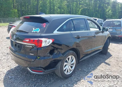 2016 Acura Rdx Acurawatch Plus Package from USA, damaged, VIN 5J8TB4H38GL010279